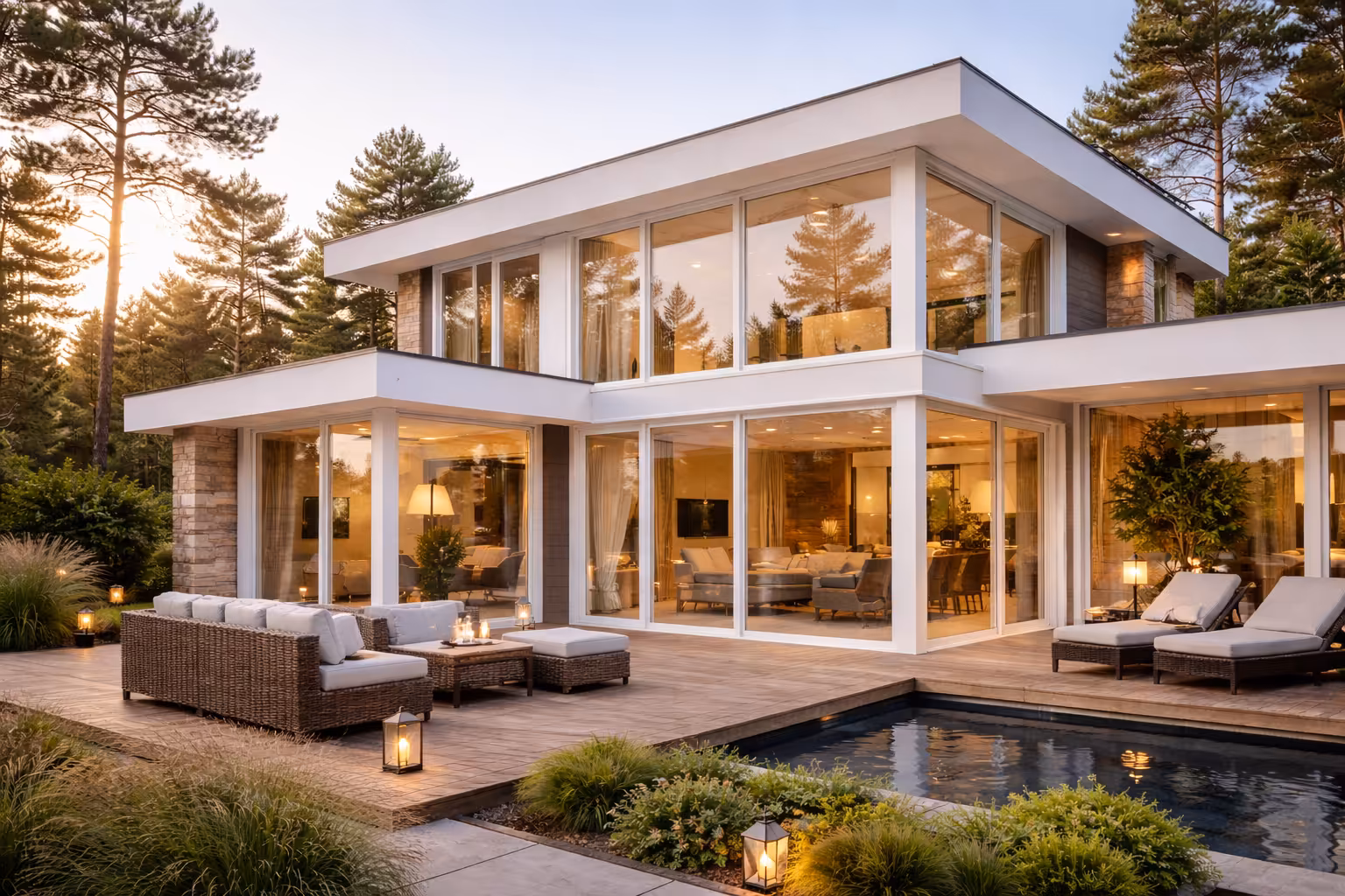 Остекление коттеджей